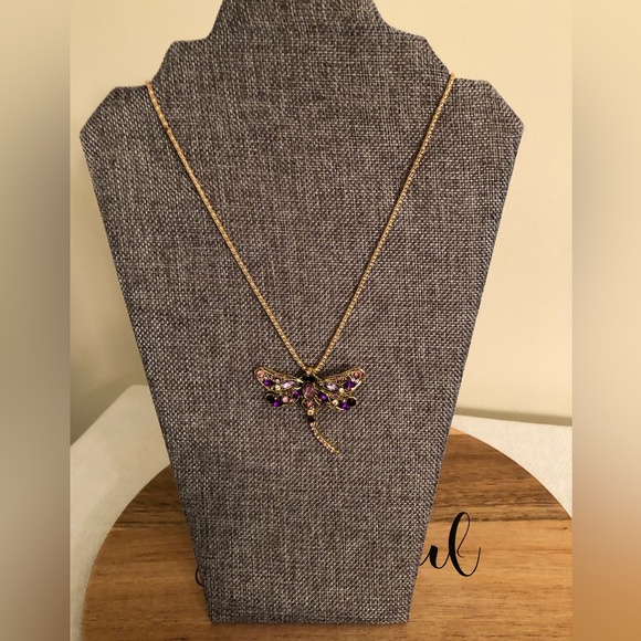 Jewelers Le Vian Emerald Ombré Dragonfly Necklace 14K Honey Gold 19 Jewelers Le Vian Emerald Ombré Dragonfly Necklace 14K Honey Gold 19